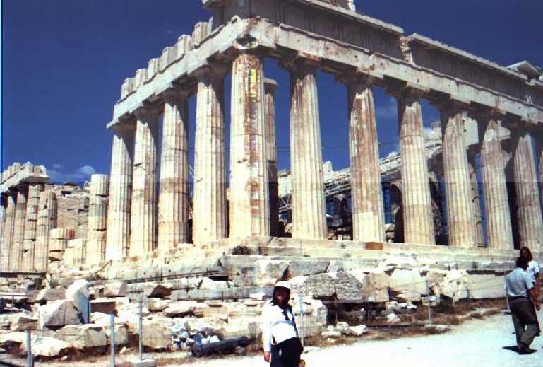 The Parthenon in the Acropolis in Athen. Enid is near it. Click on that pic links to more photos and info on Greece.